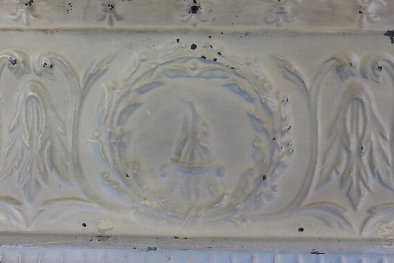 Antique Architectural Pressed Tin Ceiling Cornice Edge Molding Etsy