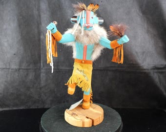 Authentic Navajo Signed Kachina Doll | "Lizard" by Fran Yazzie | Enrolled Navajo Census # Registered