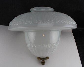 Large 16" White Glass Ceiling Light Shade/Covers