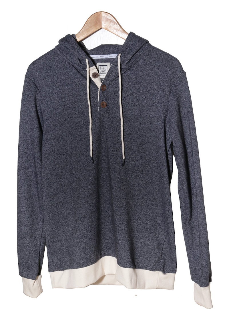 Pullover Hoodie – Soft Lightweight Cotton Blend image 4