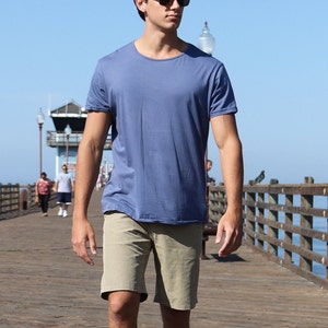Blue Supima® Cotton T-Shirt – Soft. Strong. Effortlessly Cool.