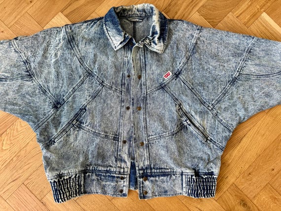 Plus size acid wash denim jacket clearance