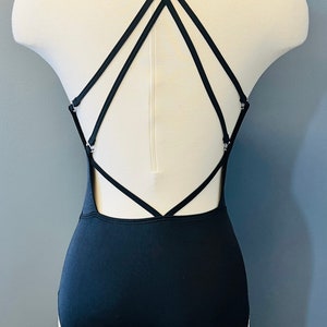 LS TNeck Open Back Leotard