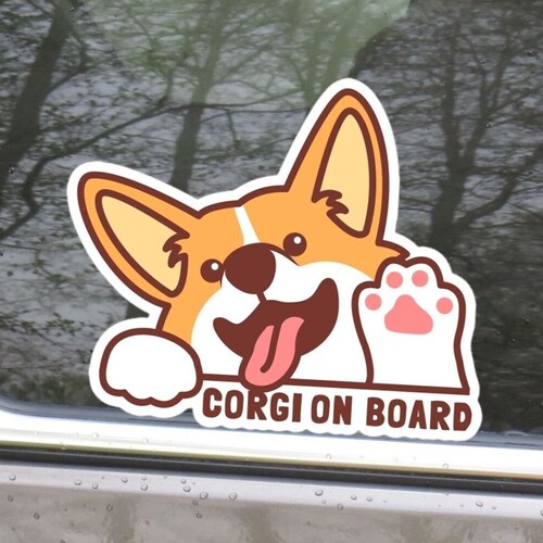 Danger Farting Pembroke Welsh Corgi Sticker Decal - Self Adhesive Vinyl - Weatherproof - Made In Usa Dog Canine Pet Gas Fart Farts Flatulence Wales - Foto 13