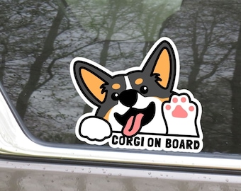 Corgi on board sticker sales