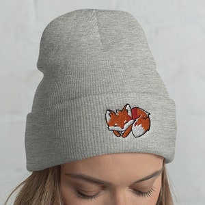 two tailed fox beanie