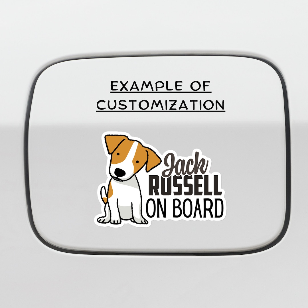 Autocollant Voiture Jack Russell Terrier 18 Cm - 3D Réfléchissant, Drôle, étanche, Décoration Pare-chocs Autocollant Voiture Jack Russell Terrier 18 Cm - 3D Réfléchissant, Drôle, étanche, Décoration Pare-chocs