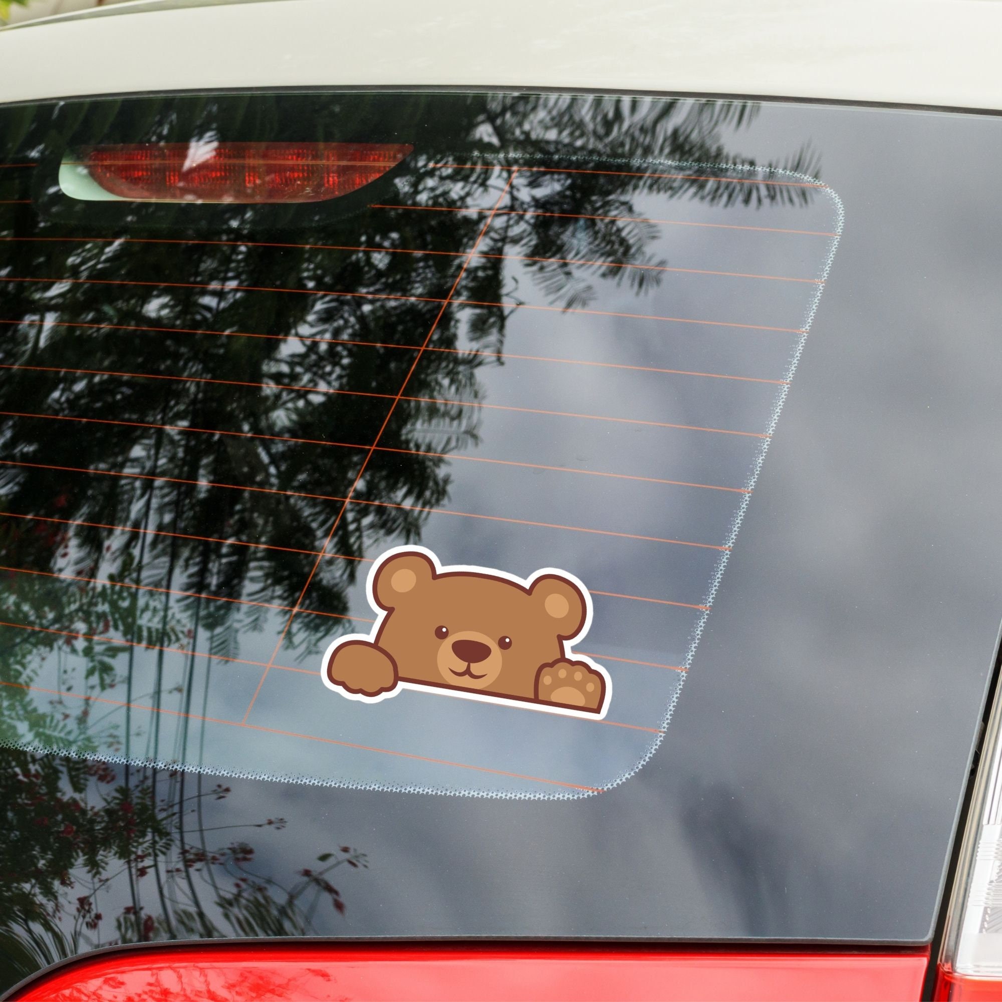 Grumpy Bear Care Bear Vinyl Sticker Waterproof Bumper Sticker Laptop Window  Decal 5 inch (LEU3-SM-STICKERS-6908)