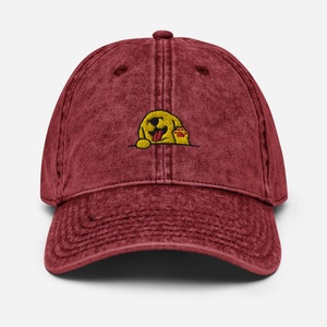 Golden Retriever Hat / Golden Retriever Vintage Style Baseball Cap
