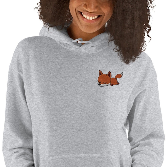 Cute fox hoodie cheap