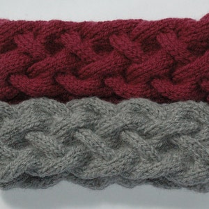 Winter Twist Crochet Knitted Headband Women Plus Velvet Ear Warmer Hair Bands Sp