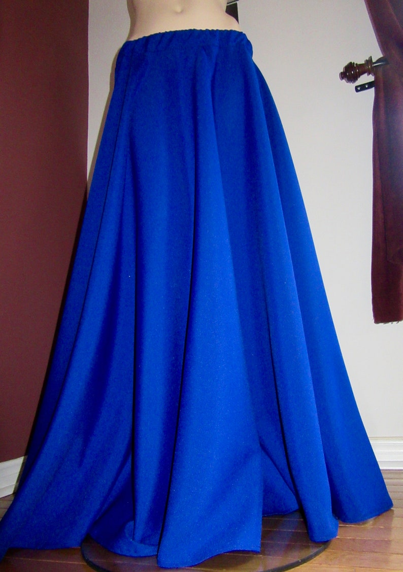 Royal Blue Full Circle Skirt-Maxi Skirts-Royal Blue Color Long Skirt Bridesmaid Skirt-Maxi Skirt-Summer wear skirt Plus size @sohoskirts