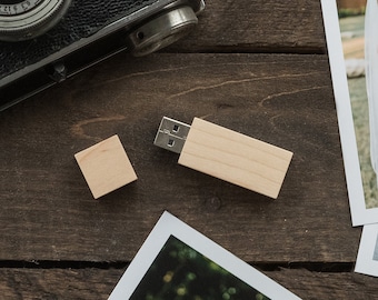 4GB Wood USB Flash Drive - USB Thumb Drive