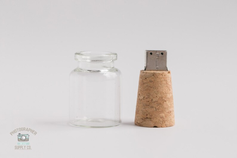 16GB Cork & Bottle USB Flash Drive Custom Photo Photography Etsy