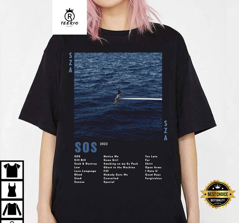 Discover SZA sos Tracklist, S.Z.A Merch, SZA Fan Shirt