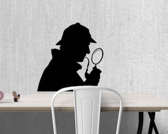 Detective silhouette | Etsy