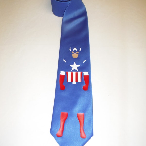 captain america necktie
