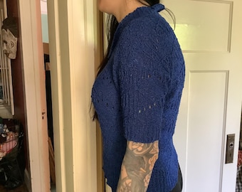 Handgestricktes Vintage Hemd