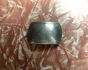 Silver Belt Buckle