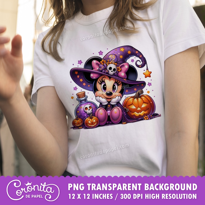 Sweatshirt Minnie Mouse Halloween Booo Trick Or Treat - Disney Officiel