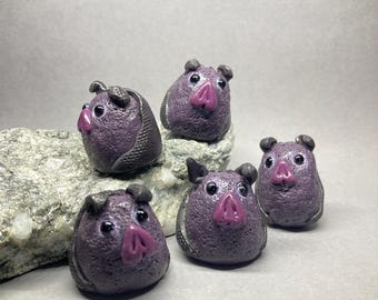 For New Beginnings | Random Mini Bats | Bat Animal Totem | Spirit Animal Figurines By Hugahag