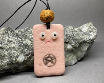 Trevil The Fearsome Warrior For Your Service | Witchy Miniacs Pendant By Hugahag
