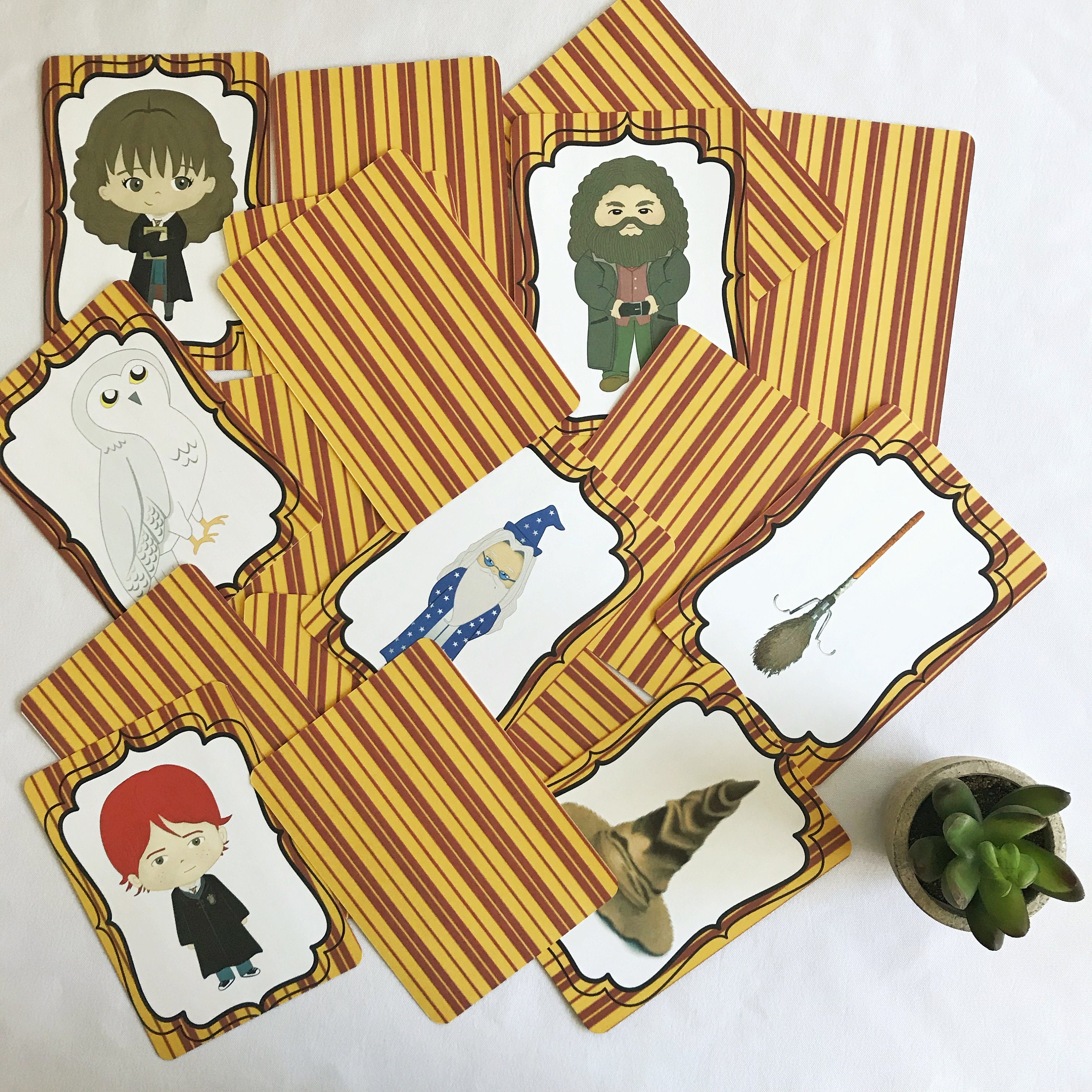 Harry Potter Memory Game Harry Potter Children Game Harry Etsy