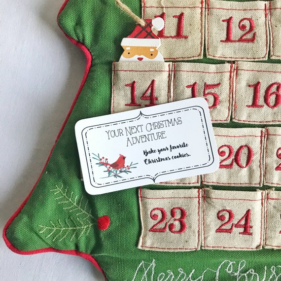 Newlywed Couple Advent Calendar Cards Christmas Adventure Etsy