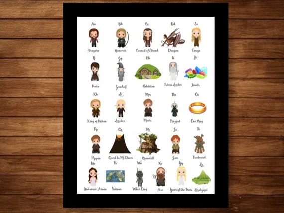 Lord of the Rings Dad Print, LOTR Fathers Day Present, Fathers Day