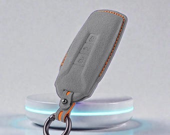 フォルクスワーゲン アルカンターラ キーカバー ゴルフ7 8 パサート ティグアン トゥーラン ポロ アルテオン T-Roc T-Cross 高級保護キーケース l カーアクセサリー