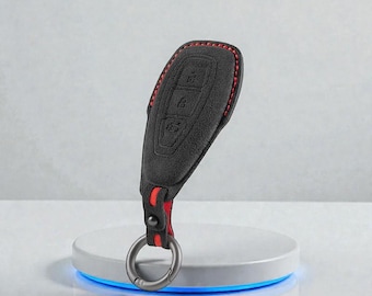 Ford Alcantara Key Cover For Focus Fiesta Mondeo Kuga C-Max S-Max Galaxy – Flip Fob Protective Case Luxury Car Key Holder