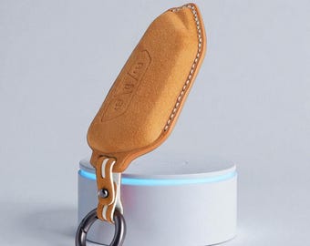 フォルクスワーゲン アルカンターラ キーカバー 複数のVWスマートキーに対応 ポロ ゴルフ パサート ティグアン アルテオン T-Roc トゥーラン | キーケース | 高級キーホルダー