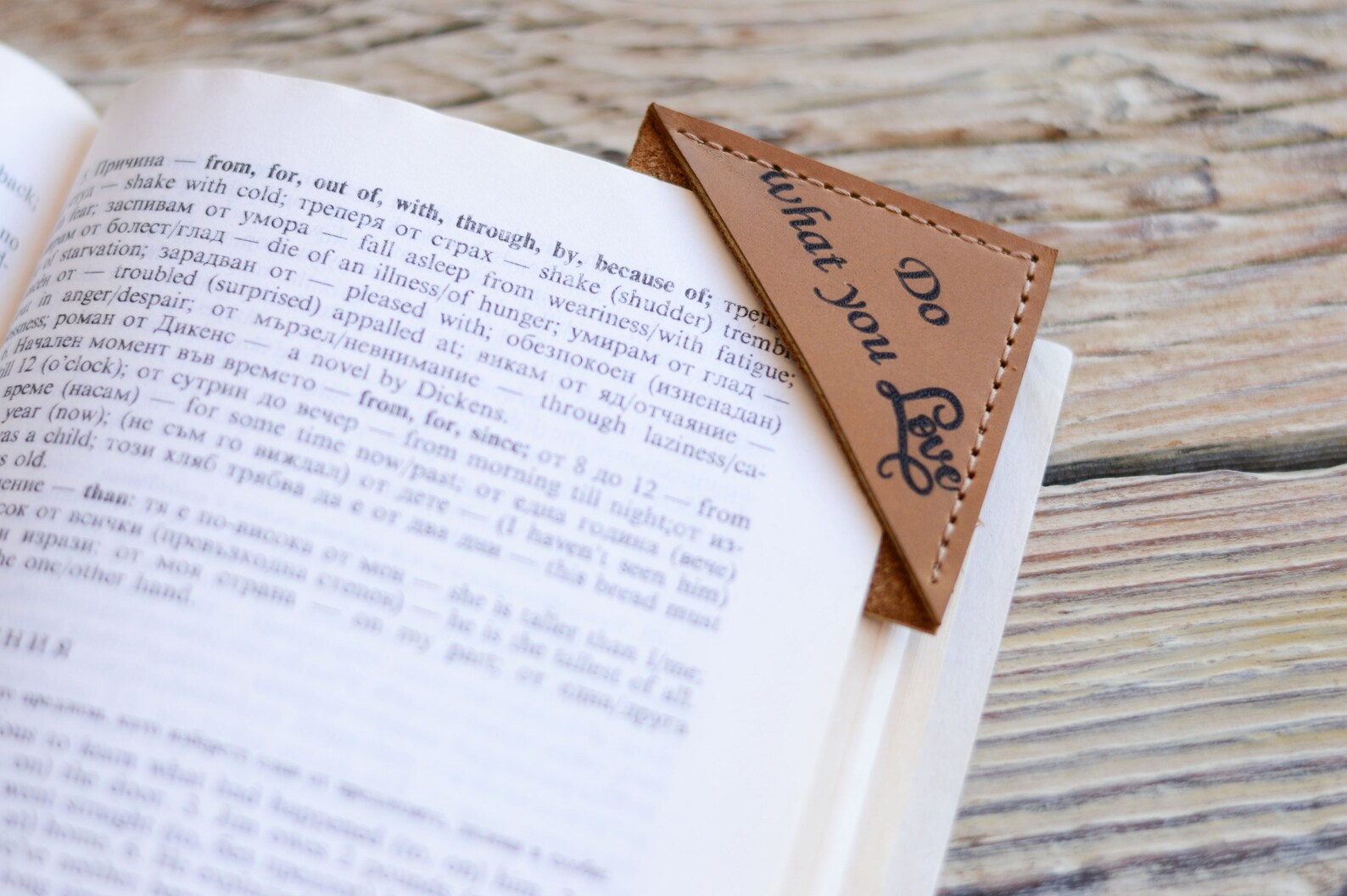 Leather Bookmarks Custom Engraved Bookmark Personalized Etsy Canada
