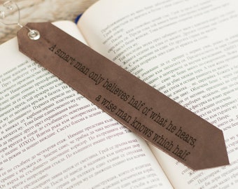 Bookmark, Leather bookmark, Book divider, Personalized bookmark, Custom bookmark