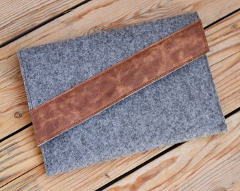 iPad Mini case Handmade felt bag iPad mini bag Felt iPad case Tablet 7" case iPad Mini 4 bag