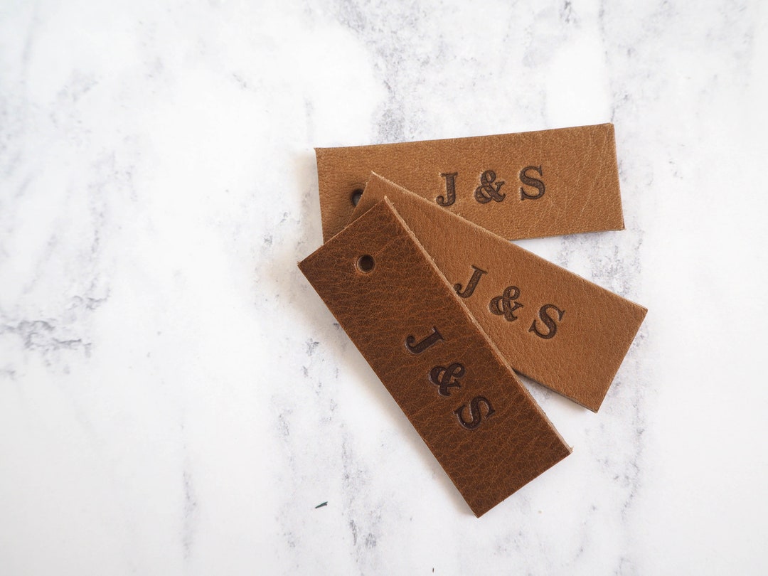 Personalised Leather Gift Tags Set of 10 Reusable Gift Tags Etsy