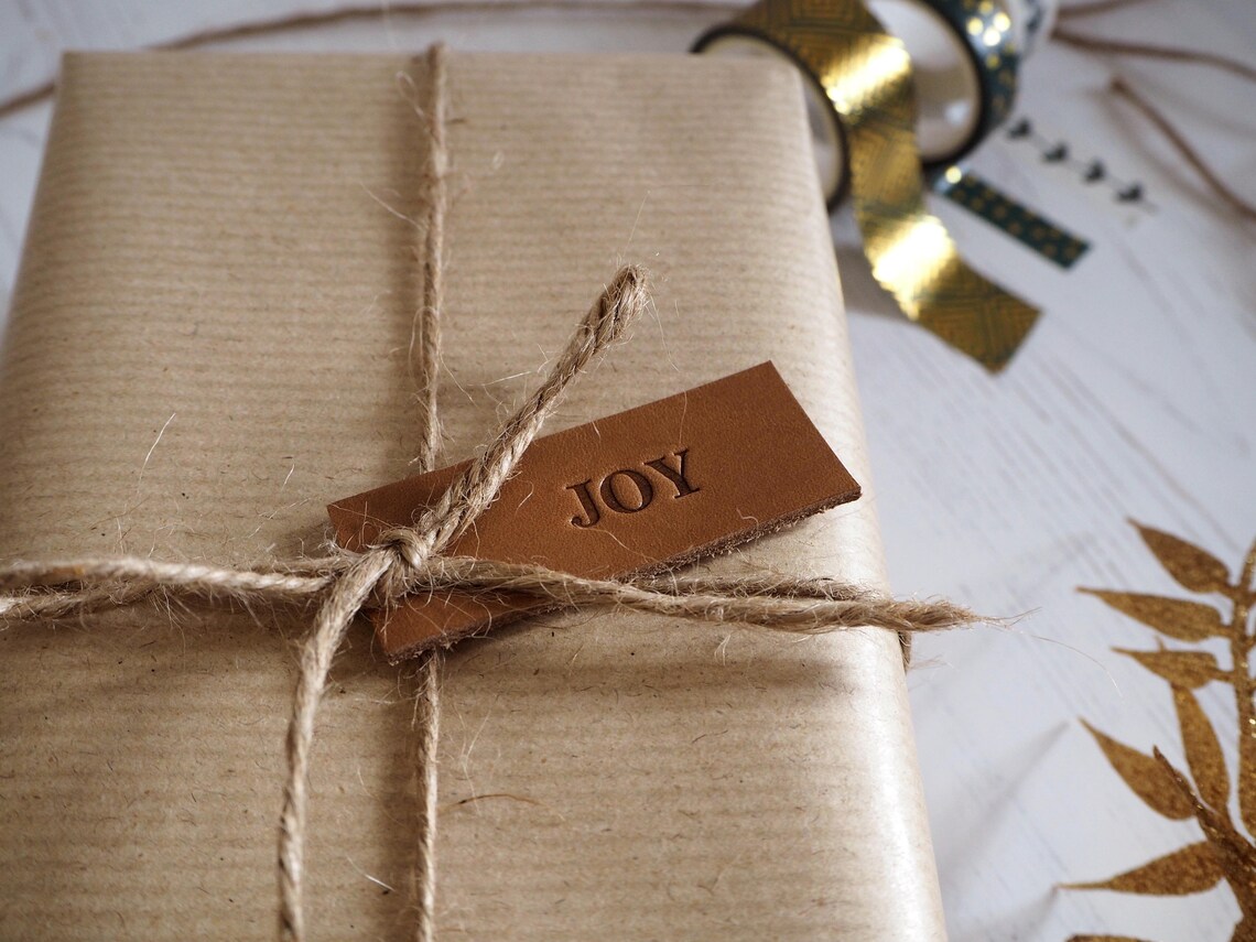 Leather Gift Tags Wedding Favour Gift Tag Set of 10 Reusable Etsy