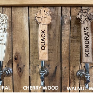 Custom Beer Tap Handle (Engraved)