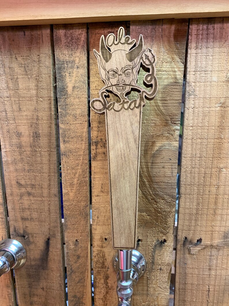 Custom Designed Beer Tap Handle Etsy