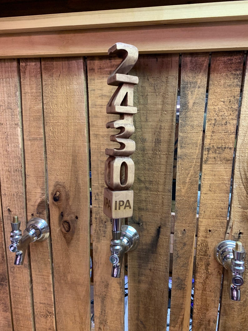Custom Beer Tap Handles 4 or 5 letters Etsy