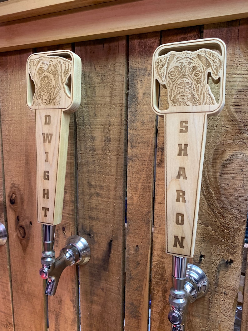 Dog Beer Tap Handle Etsy
