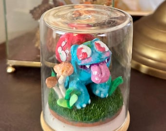 Bulbasaur's Cousin - Wonkasaur - Original Handmade Art Sculpture