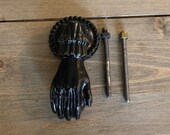 Vintage Cast Iron Hand Door Knocker