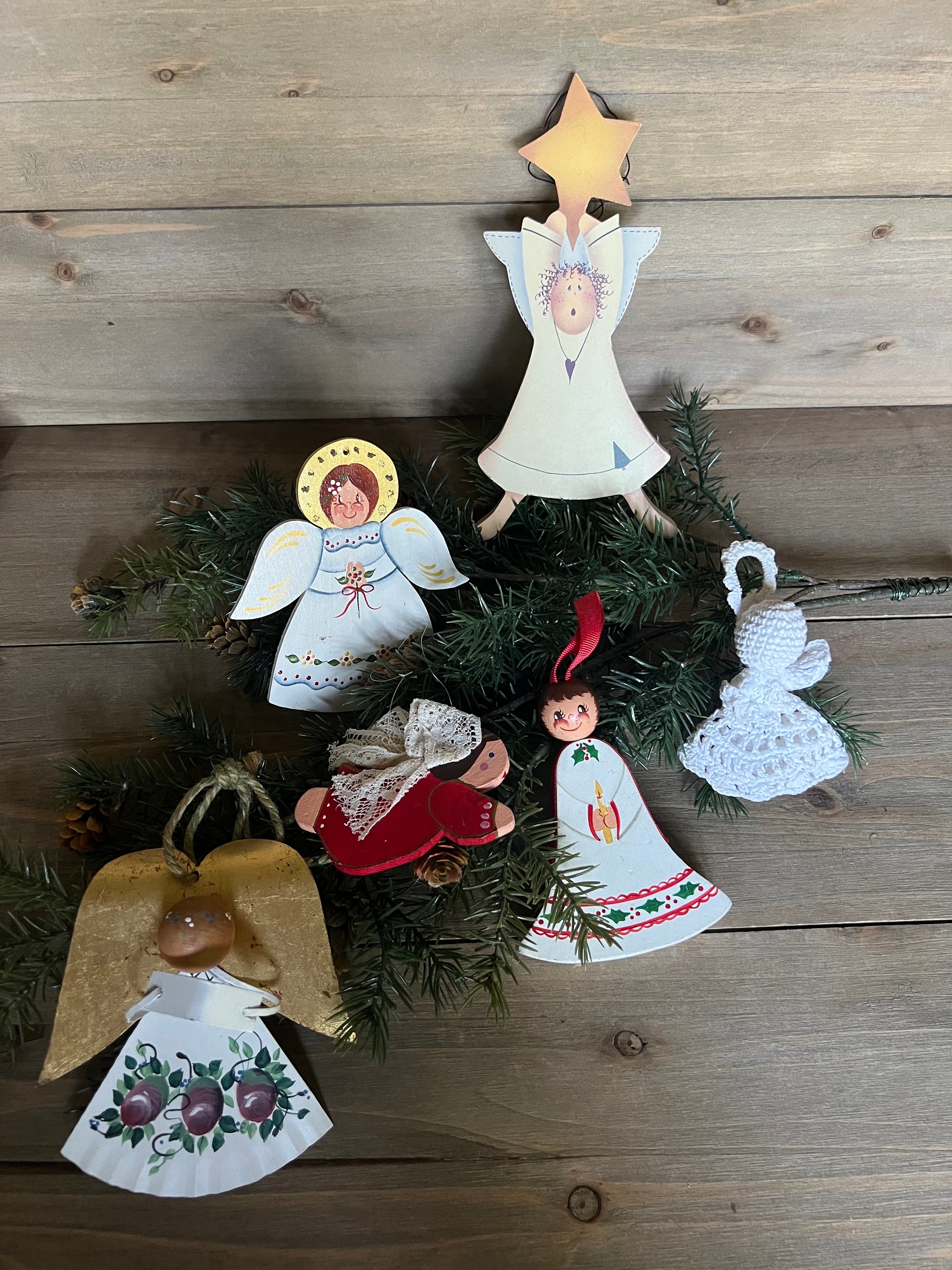 ドイツ クリスマスマーケット 天使のオーナメント 80年代 ヴィンテージ