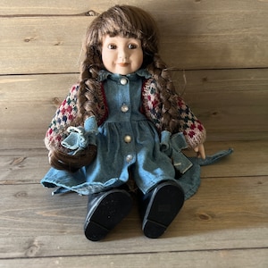 Porcelain Doll from the Boyds Bear Doll Collection - Karen