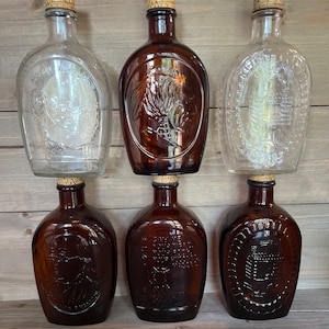 Spezielle Sammler Flachmann Americana Log Cabin Sirup Flasche