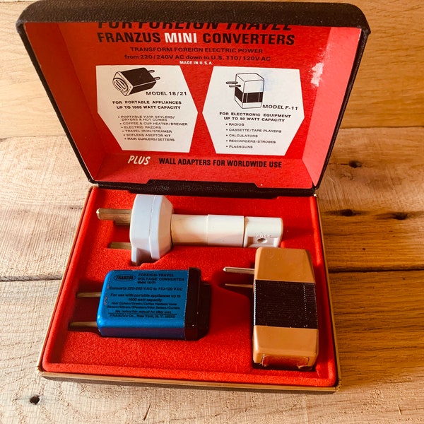 Travel Converter Kit Etsy