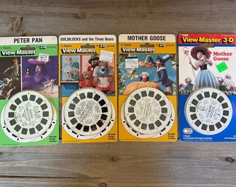 View-Master Fairy Tales - Your Choice of Mother Goose (2 different versions), Goldilocks & the Three Bears, and Peter Pan