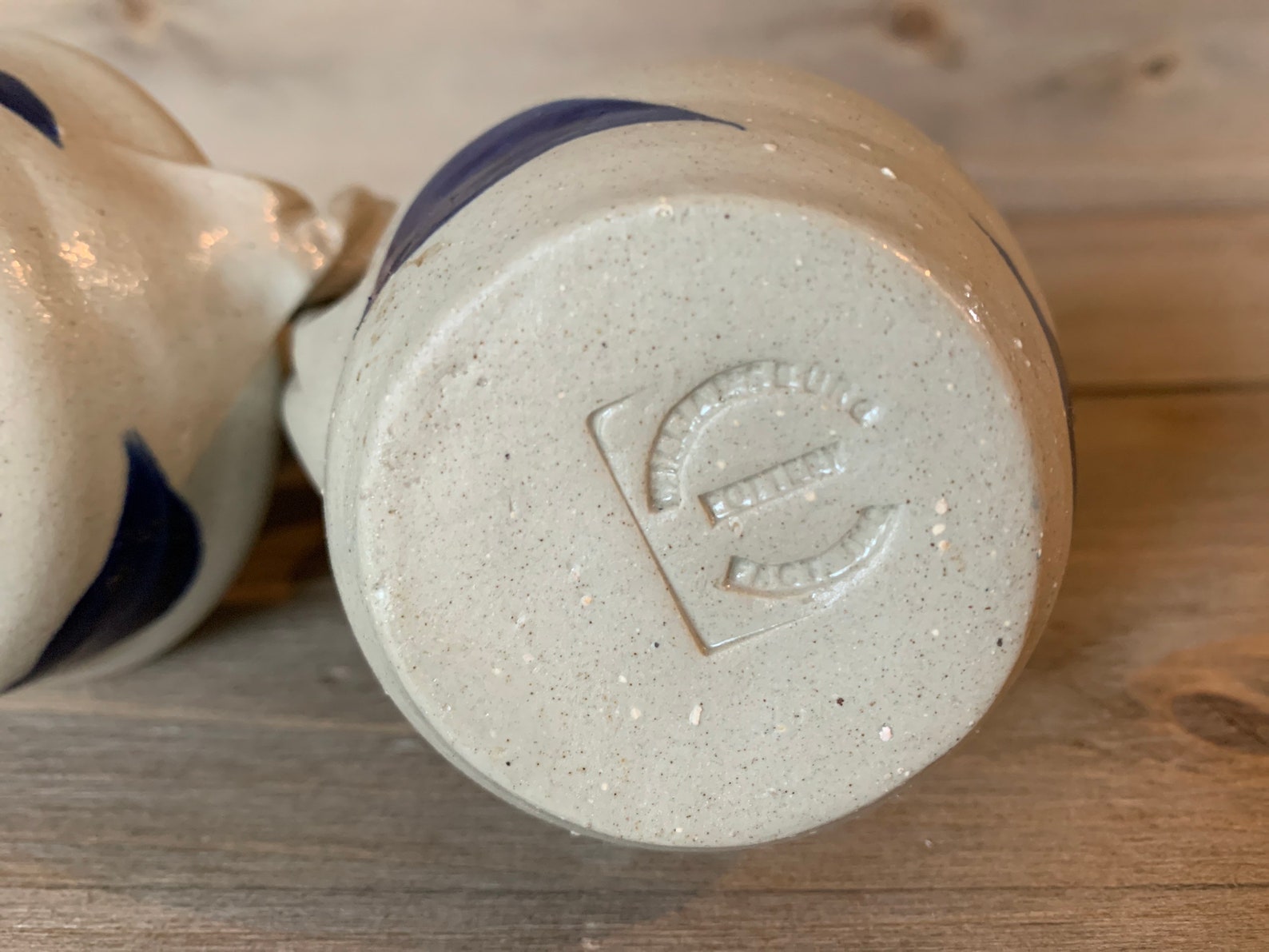 Vintage Salt Glazed Candlestick Holders From Williamsburg VA Etsy