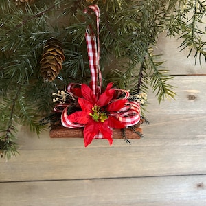 Vintage Cinnamon Stick and Ribbon Christmas Ornament